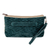 Iroki embroidered wristlet, 'Cool Flair' - Wristlet with Iroki Hand Embroidery and Removable Strap