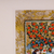 'Farhod und Shirin II' - Volkskunst-Aquarellmalerei von Paar und Granatäpfeln