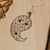 Halskette mit filigranem Granat-Anhänger - Halskette mit filigranem Anhänger aus natürlichem Granat in Paisley-Form