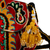 Eslinga de seda bordada - Eslinga de seda roja y amarilla bordada tradicional