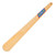 Wood shoehorn, 'Noble Helper' - Hand-Carved Ash Tree Wood Shoehorn with Blue Floral Detail