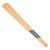 Wood shoehorn, 'Noble Helper' - Hand-Carved Ash Tree Wood Shoehorn with Blue Floral Detail