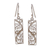 Sterling silver filigree dangle earrings, 'Enchanted Portals' - Polished Rectangle Sterling Silver Filigree Dangle Earrings