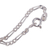 Collar colgante de plata esterlina - Collar con colgante cuadrado tradicional de plata de ley pulida