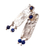 Lapis lazuli dangle earrings, 'True Sophistication' - Minimalist Textured Natural Lapis Lazuli Dangle Earrings