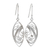 Sterling silver filigree dangle earrings, 'Fairy Essence' - High-Polished Oval Sterling Silver Filigree Dangle Earrings