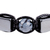 Makramee-Armband aus Hämatit- und Obsidianperlen - Makramee-Armband aus dunklem und grauem Hämatit und Obsidian