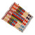 Wool area rug, 'Trendy Style' (1.5x1.5) - 1.5x1.5 Fringed Wool Area Rug Hand-Knotted in Uzbekistan