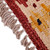 Wool area rug, 'Trendy Style' (1.5x1.5) - 1.5x1.5 Fringed Wool Area Rug Hand-Knotted in Uzbekistan
