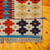Wool area rug, 'Trendy Style' (1.5x1.5) - 1.5x1.5 Fringed Wool Area Rug Hand-Knotted in Uzbekistan