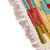Wool area rug, 'Sublime Patterns' (1.5x1.5) - 1.5x1.5 Uzbek Hand-Knotted Geometric Fringed Wool Area Rug