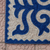 Wollteppich, (2x4) - Traditioneller blau-weißer Shyrdak-Wollteppich (2x4)
