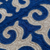Alfombra de lana, (2x4) - Alfombra tradicional de lana Shyrdak azul y blanca (2x4)