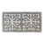 Wool area rug, 'The Elysian Palace' (2.5x5) - Traditional Wool Shyrdak Area Rug in Grey and White (2.5x5)