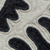 Wool area rug, 'Midnight Signals' (2.5x4) - Shyrdak Wool Area Rug in Dark Blue and White (2.5x4)