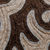 Alfombra de lana, (4x7,5) - Alfombra clásica hecha a mano de lana Shyrdak en marrón y beige (4x7,5)