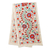 Embroidered cotton table runner, 'Glory of Passion' - Pomegranate and Paisley Embroidered Cotton Table Runner