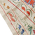Camino de mesa de seda bordado - Camino de mesa clásico de seda bordado floral colorido