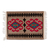 Wool area rug, 'Dulcet Customs' (2.5x3.5) - Classic Patterned Fuchsia and Brown Wool Area Rug (2.5x3.5)