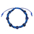 Pulsera macramé de ágata y lapislázuli - Pulsera estilo shambhala de macramé con cuentas de ágata y lapislázuli