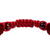 Multi-gemstone beaded bracelet, 'Shambhala Striped Dzi' - Dzi Multi-Gemstone Beaded Macrame Shambhala Style Bracelet