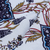 Silk handkerchief, 'Chic Patterns' - Handwoven 100% Silk Vine and Floral-Themed Handkerchief