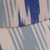 Baseballkappe aus Baumwolle - Handgefertigte Baseballkappe aus blau-weißer Baumwolle mit Ikat-Muster