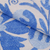Camino de mesa suzani bordado - Camino de mesa de viscosa y algodón azul floral hecho a mano