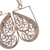 Sterling silver filigree dangle earrings, 'Fairy Window' - Rectangular Sterling Silver Filigree Dangle Earrings
