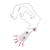 Collar colgante de filigrana de amatista y turmalina - Collar con colgante de filigrana floral de amatista y turmalina