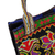 Embroidered viscose sling bag, 'Grace in Uzbekistan' - Viscose Sling Bag with Classic Floral Embroidered Pattern