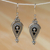 Sterling silver dangle earrings, 'Dame Drops' - Classic Drop-Shaped Sterling Silver Dangle Earrings
