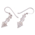 Sterling silver dangle earrings, 'Dame's Castle' - Polished Classic Sterling Silver Dangle Earrings