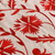 Embroidered cotton and viscose table runner, 'Crimson Dinner' - Floral Embroidered Red Cotton and Viscose Table Runner
