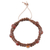 Agate beaded macrame bracelet, 'Shamballa Resilience' - Adjustable Brown and Orange Agate Beaded Macrame Bracelet