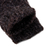 Manoplas de lana de cachemir - Manoplas tejidas suaves de lana 100% cachemira en marrón oscuro