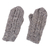 Cashmere wool mittens, 'Serene Cuddle' - Knit Soft 100% Cashmere Wool Mittens in Light Grey