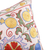 Embroidered Suzani cotton pillow cover, 'Spring Elation' - Spring-Themed Pomegranate Embroidered Cotton Pillow Cover