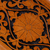 Tarjetero de madera - Tarjetero de madera de nogal floral tradicional tallado a mano
