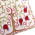 Embroidered Suzani cotton cushion cover, 'Classic Vitality' - Tree and Pomegranate-Themed Suzani Cotton Cushion Cover