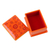 Papier mache jewelry box, 'Prosperous Epoch' - Floral-Patterned Orange and Red Papier Mache Jewelry Box