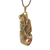 Carnelian pendant necklace, 'Flourishing Armenia' - Carnelian Pendant Necklace with Floral Details from Armenia