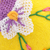 Adorno de lana bordado - Adorno de huevo de lana bordado floral hecho a mano en amarillo