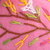 Adorno de fieltro de lana bordado. - Adorno de fieltro de lana bordado floral hecho a mano en rosa