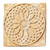 Acento decorativo de piedra felsita - Acento decorativo de margarita de piedra felsita tallada a mano en Armenia