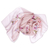 Hand-painted silk scarf, 'Blooming Grace' - Hand-Painted Floral Semi-Sheer Pink Silk Scarf from Armenia