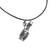 Sterling silver locket pendant necklace, 'Secret Scent' - Antiqued Finish Bottle-Shaped Locket Pendant Necklace