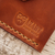 Leather card holder, 'Earthy Cool' - 100% Leather Card Holder in Brown Handcrafted in Armenia