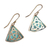 Brass dangle earrings, 'Armenian Knot' - Brass Celtic Knot Dangle Earrings with Antique Finish