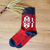 Cotton blend socks, 'Gyumri Experience' - Cotton Blend Socks Featuring Traditional Armenian Motifs